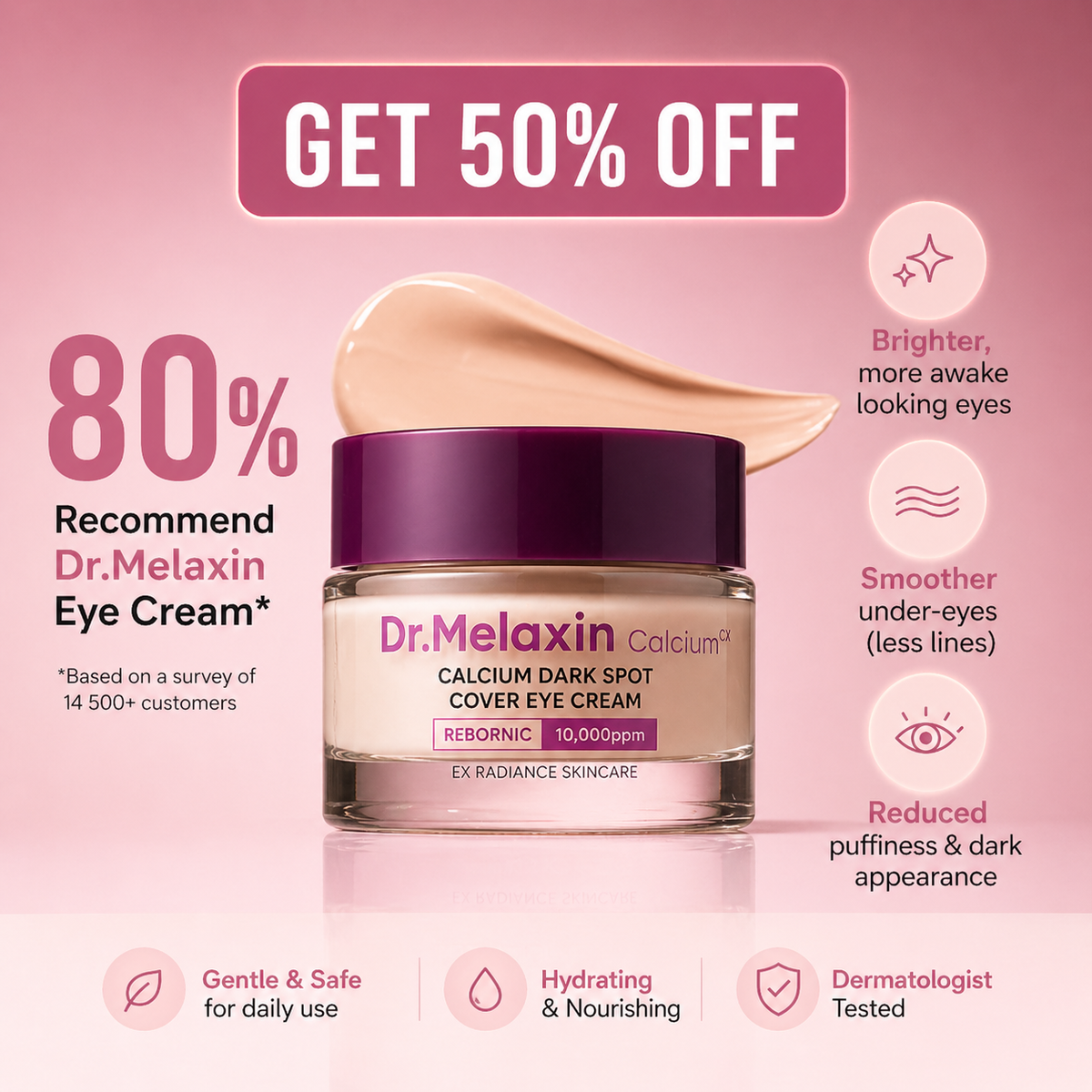 Dr Melaxin Calcium Dark Spot Eye Cream